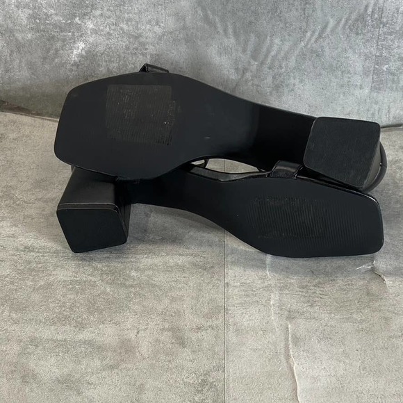 Abound Women's Black Finn Square-Toe Ankle-Strap Block-Heel Sandals SZ 12 - Picture 9 of 12